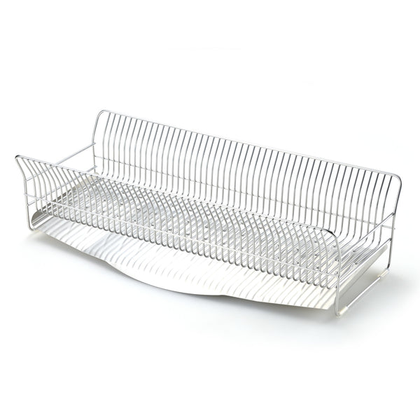 水切ラックhanautaハナウタ縦置きロングカゴ＆トレイ