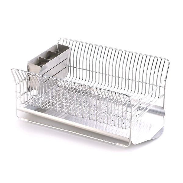 水切ラックhanautaハナウタコンパクト横置き縦置きカトラリーポケット付