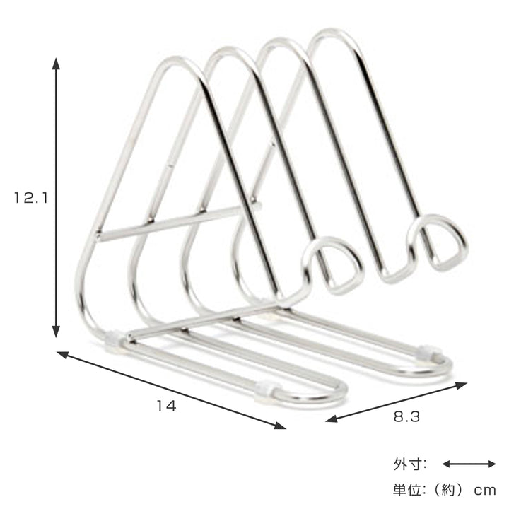 タブレットスタンドキッチンスタンドhanautaハナウタシルバー