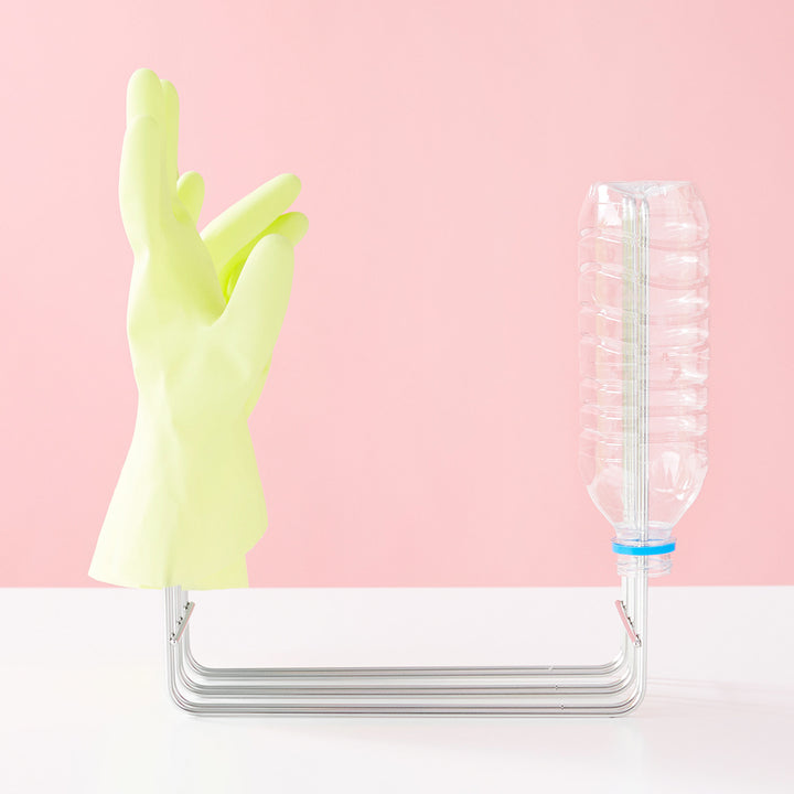 ふきん掛けキッチンハンガーhanautaハナウタシルバー