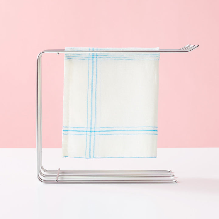 ふきん掛けキッチンハンガーhanautaハナウタシルバー