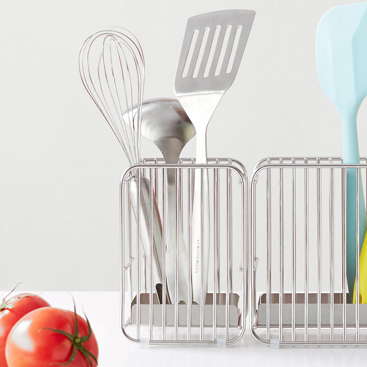 キッチンツールスタンドShanautaハナウタシルバー