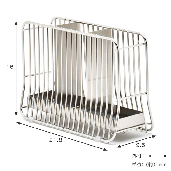 キッチンツールスタンドLhanautaハナウタシルバー