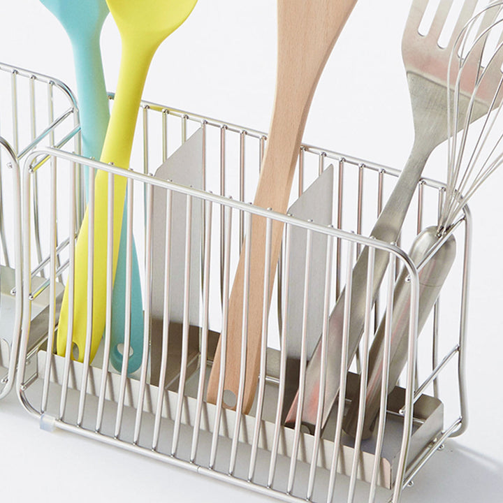 キッチンツールスタンドLhanautaハナウタシルバー