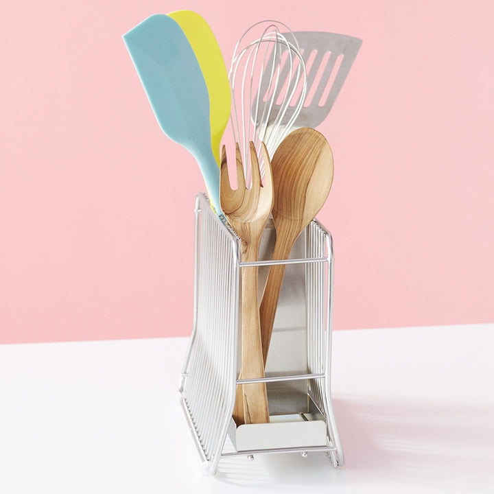 キッチンツールスタンドLhanautaハナウタシルバー