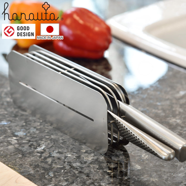 包丁スタンドhanautaハナウタ2本収納シルバー