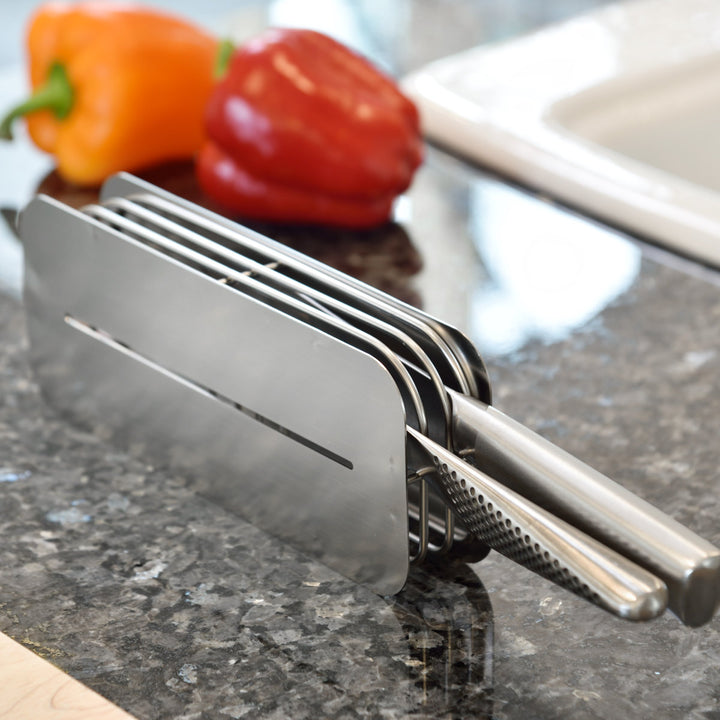 包丁スタンドhanautaハナウタ2本収納シルバー