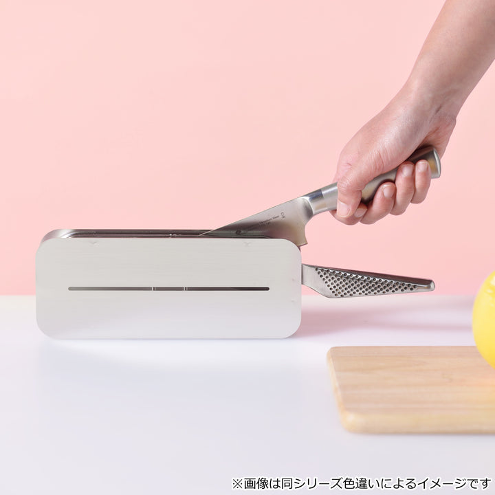 包丁スタンドhanautaハナウタ2本収納ローズゴールド