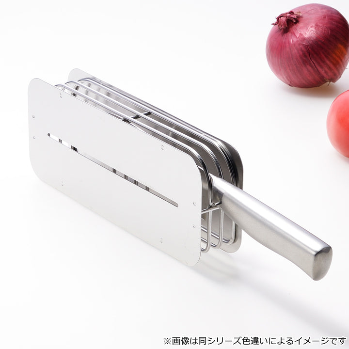 包丁スタンドhanautaハナウタ2本収納ローズゴールド