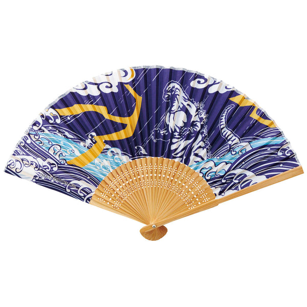 扇子ゴジラ和柄