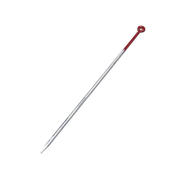 ロープガイド ポール型 リング式 スチール製 長さ100cm