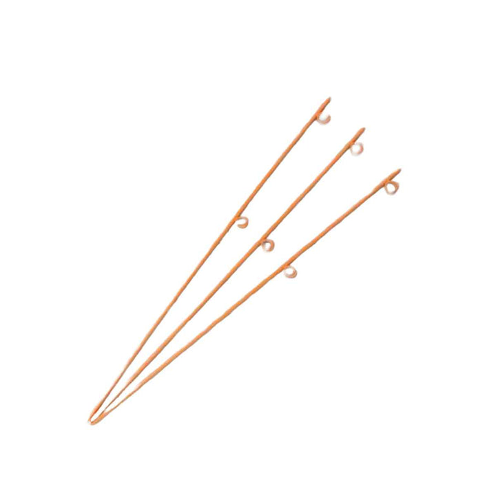 ロープガイド ポール型 2段式 スチール製 全長1.5ｍ