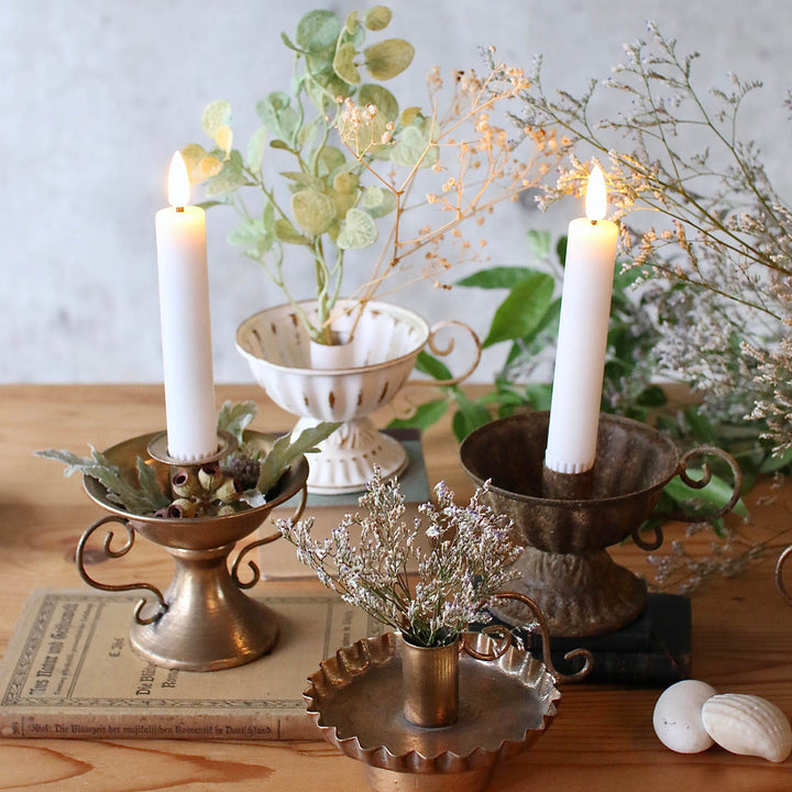 テーパーキャンドル2本組LED