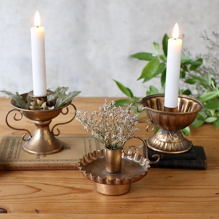 テーパーキャンドル2本組LED