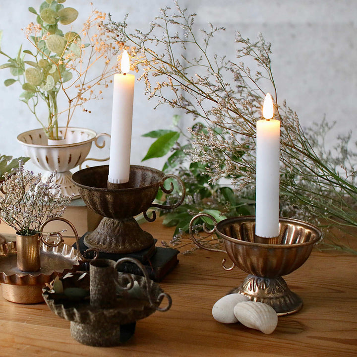 テーパーキャンドル2本組LED