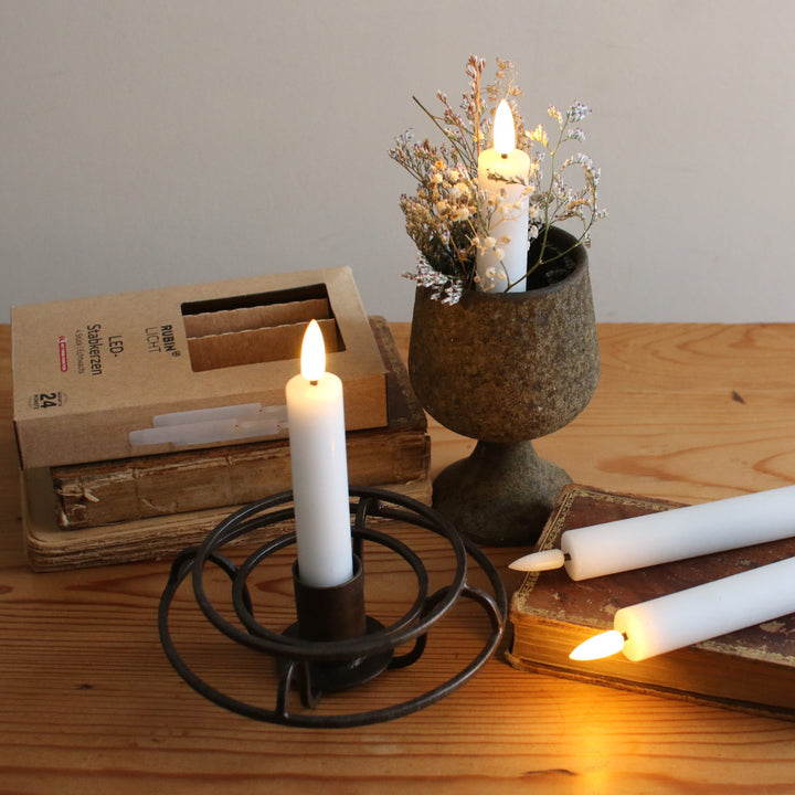 キャンドルホルダージョセフアイアンテーパーキャンドルホルダー