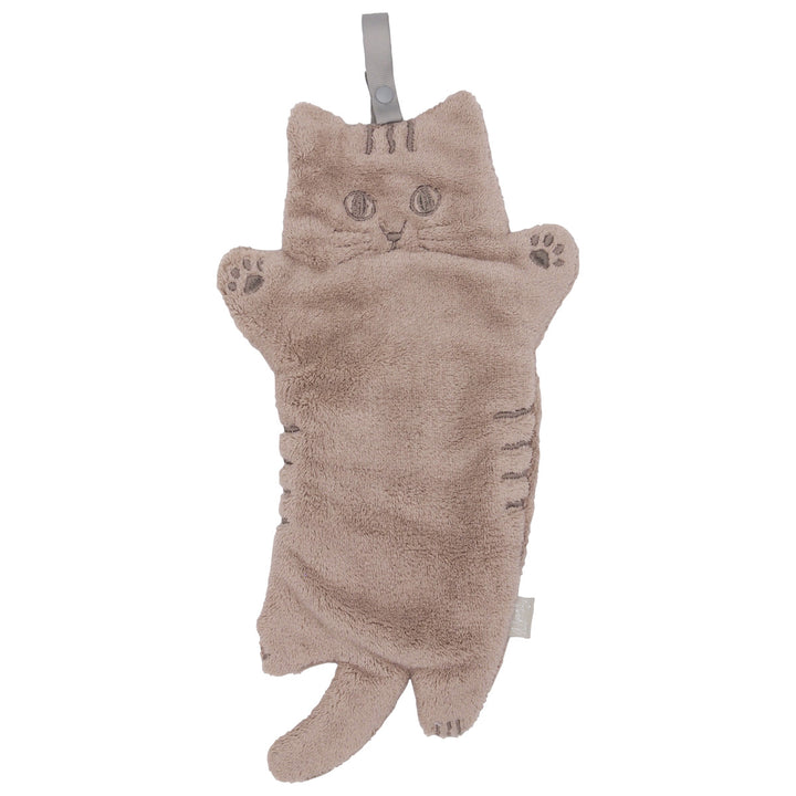 ハンドタオルにゃふにゃふループ付きタオル