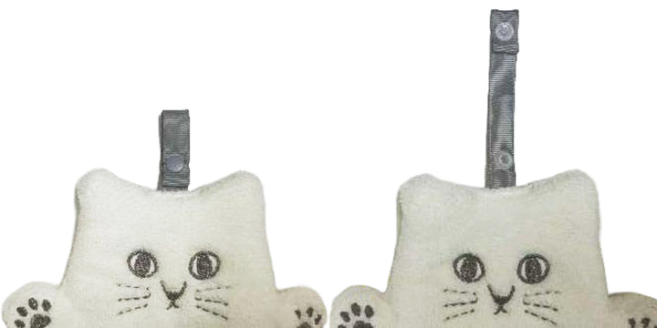 ハンドタオルにゃふにゃふループ付きタオル