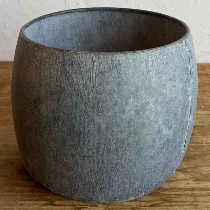 植木鉢ブリキプランターラウンドS