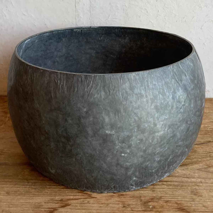 植木鉢ブリキプランターラウンドL