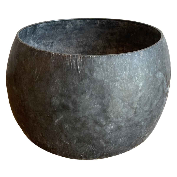 植木鉢ブリキプランターラウンドXL