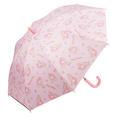 雨傘 手開き 子ども用 晴雨兼用 50cm マイメロディ クロミ シナモロール ビックリボン