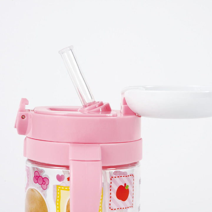 ストローマグ折りたたみ370mlメルちゃん目盛り付き