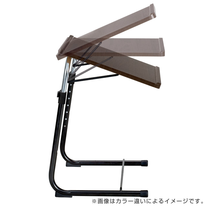 サイドテーブル高さ56～87cm高さ調整角度調整ナチュラル