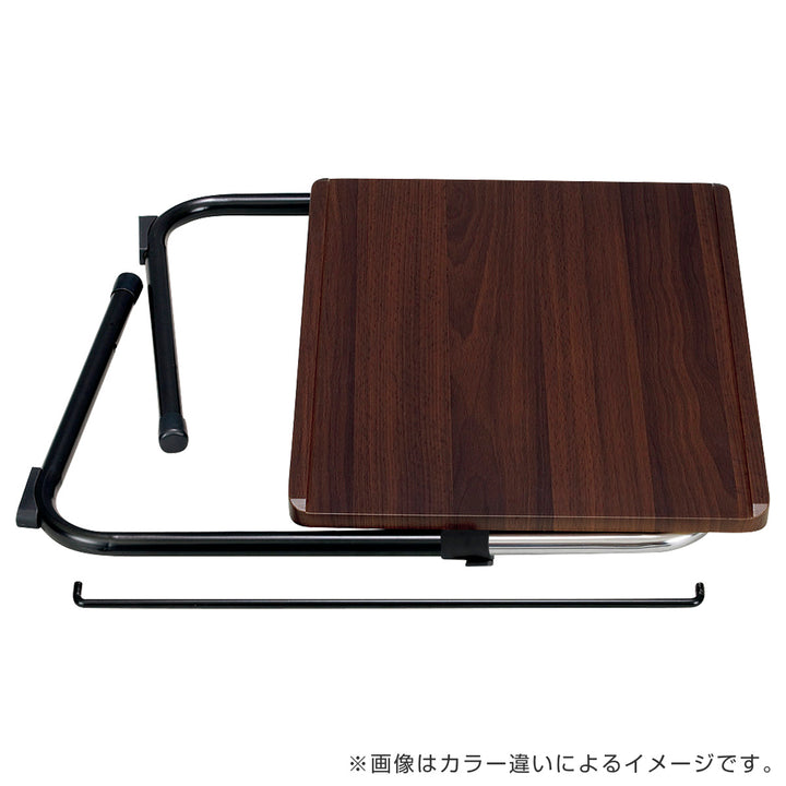 サイドテーブル高さ56～87cm高さ調整角度調整ナチュラル