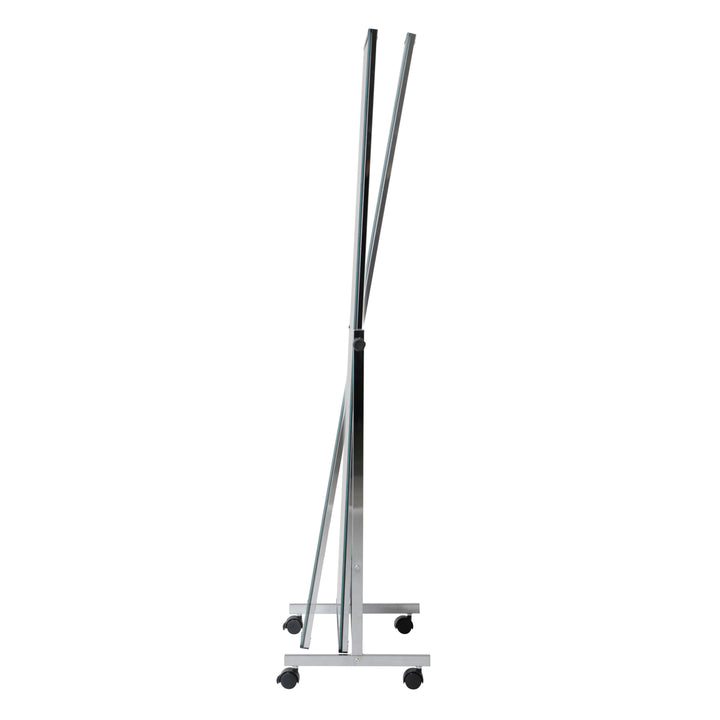 スタンドミラーシルバー