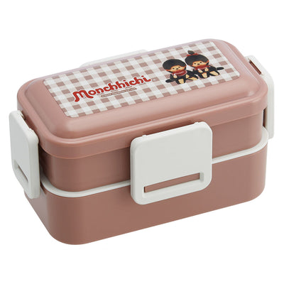 弁当箱 2段 600ml 2段ふわっと弁当箱 モンチッチ