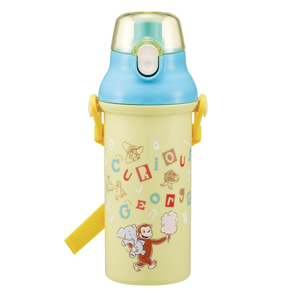 水筒480ml直飲プラワンタッチボトルジョージアルファベット
