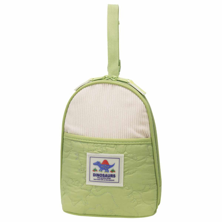 哺乳瓶ポーチ持ち手付きディノサウルス保温保冷イブル生地