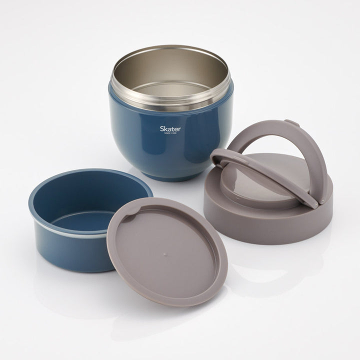 弁当箱1250ml折りたたみハンドル付保温ジャー丼ランチ