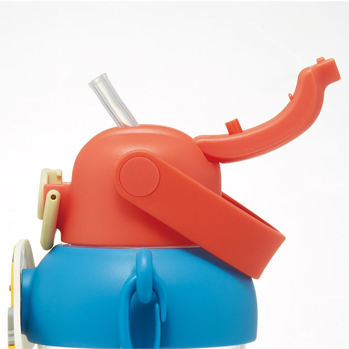 水筒650mlラバーマスコット付ストローボトルはたらくクルマ