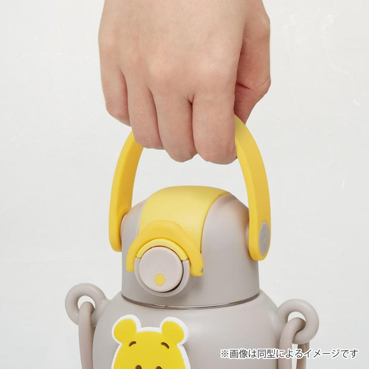 水筒650mlラバーマスコット付ストローボトルはたらくクルマ