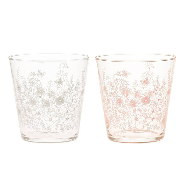 タンブラー340mlガーデンタイムペアタンブラー2個入