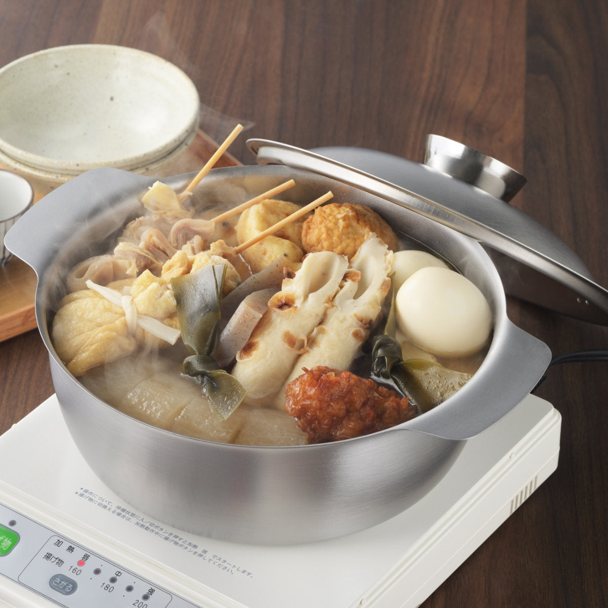 おでん鍋 22cm IH対応 ステンレス製 郷技 日本製 – ハウジー