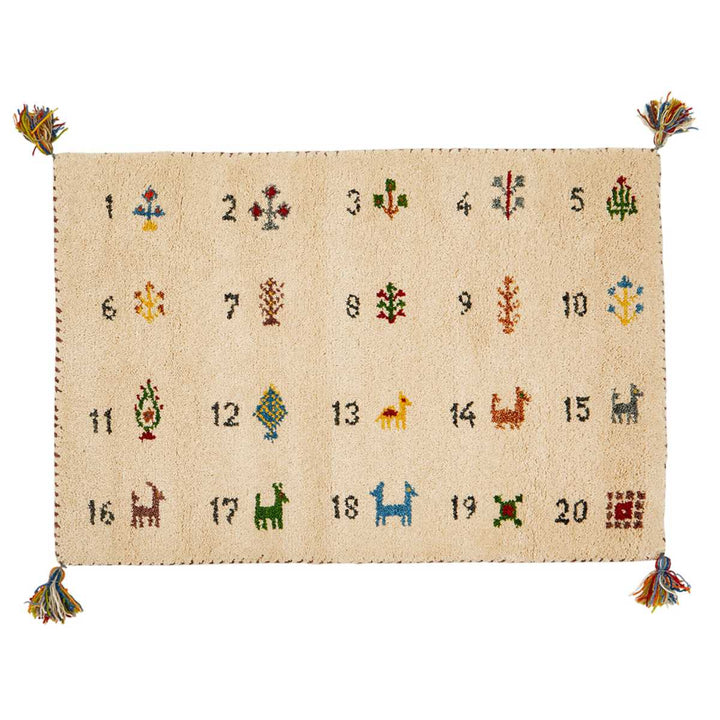 玄関マット室内GABBEHヌメロ60×90