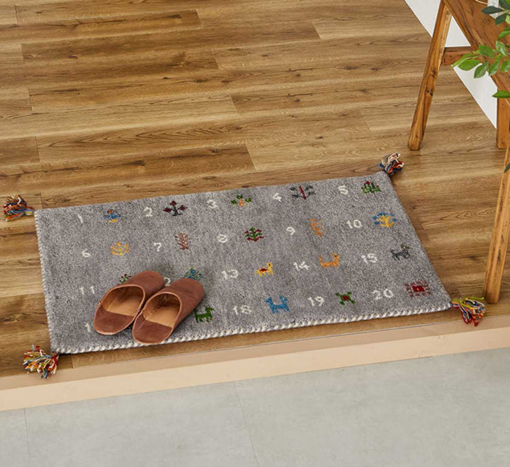 玄関マット室内GABBEHヌメロ60×90