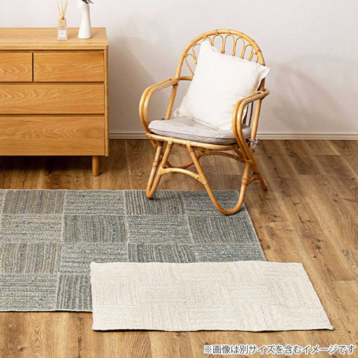 玄関マット室内ジュートマットトロン60×90
