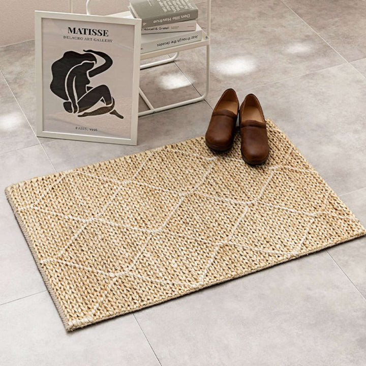 玄関マット室内ジュートマットモロッカン60×90