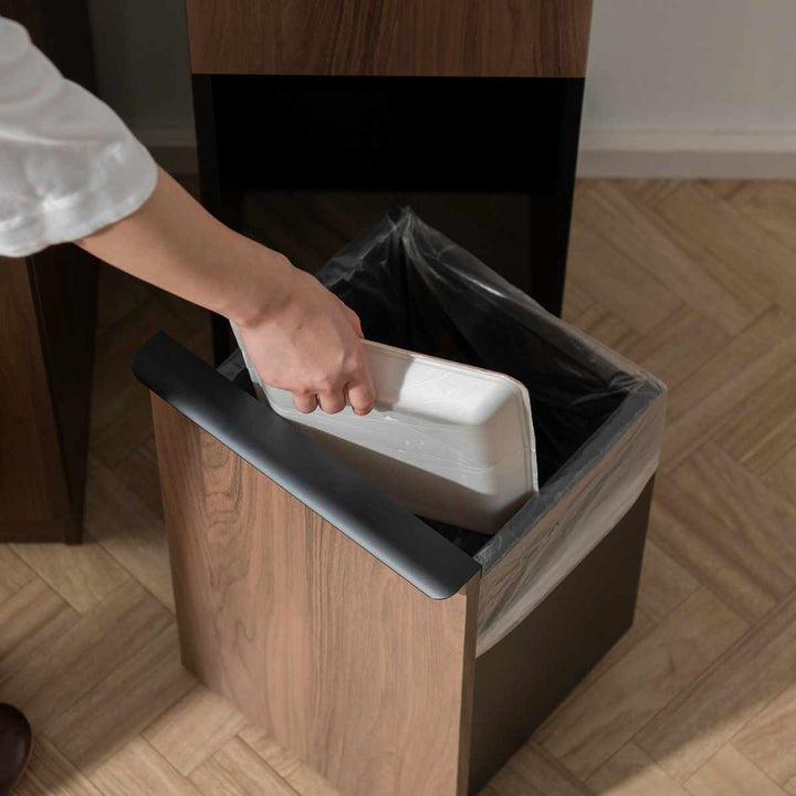 ゴミ箱70L2段分別ダストボックスNotT木製