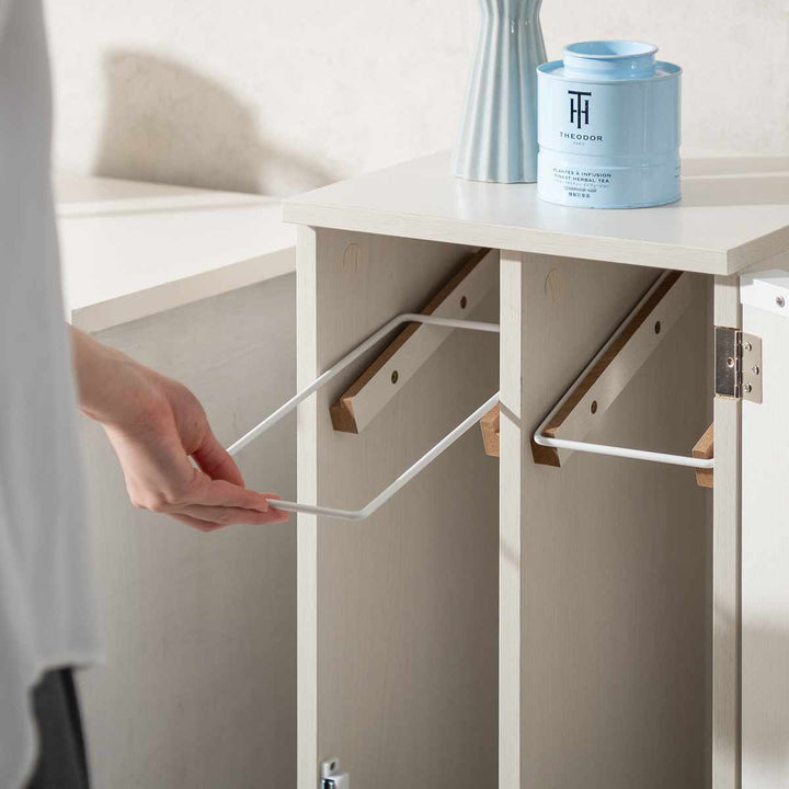 ゴミ箱70L2段分別ダストボックスNotT木製