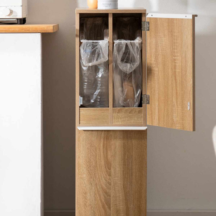 ゴミ箱70L2段分別ダストボックスNotT木製