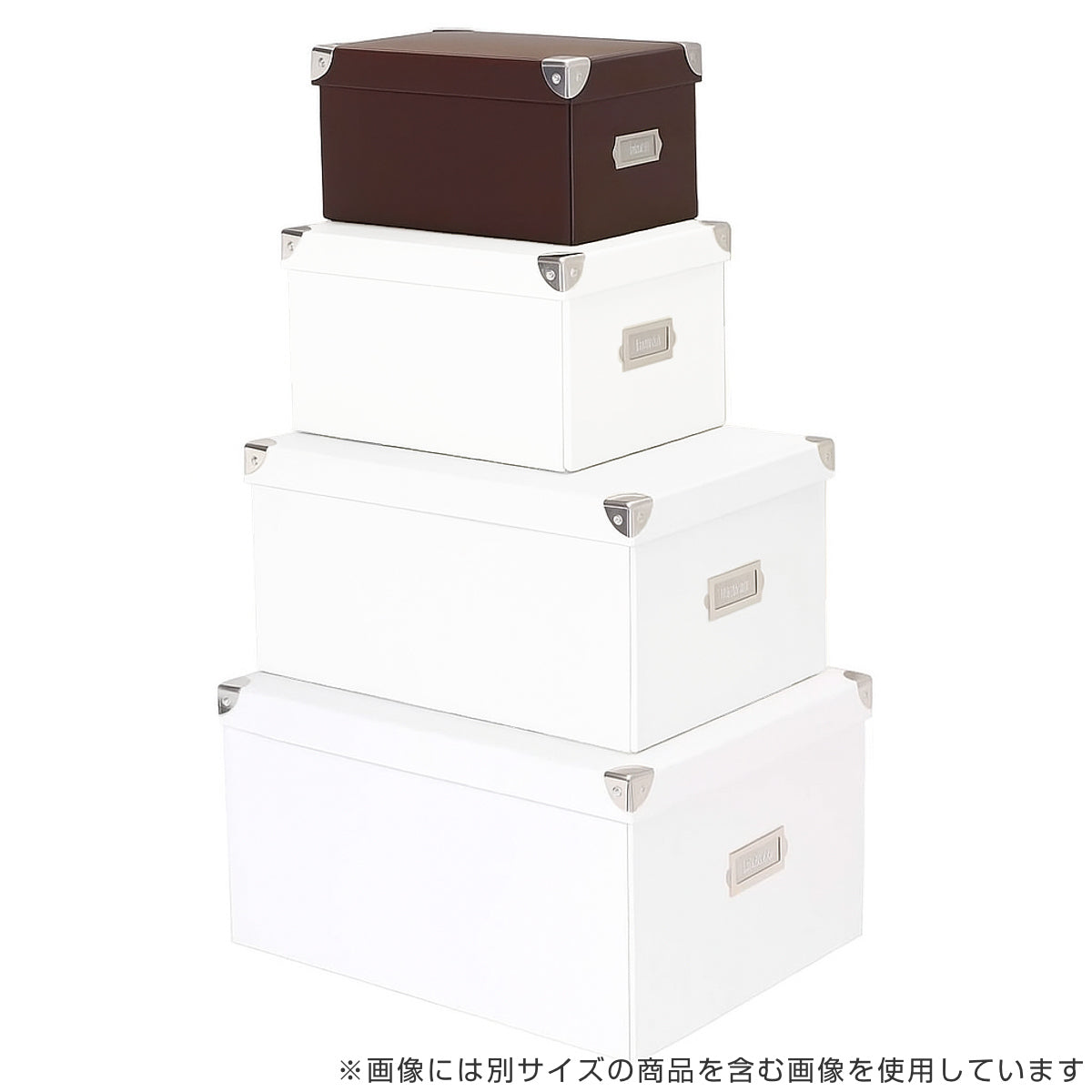 収納ボックス Toffy マジックボックス L ふた付き A4 幅27×奥行38×高さ