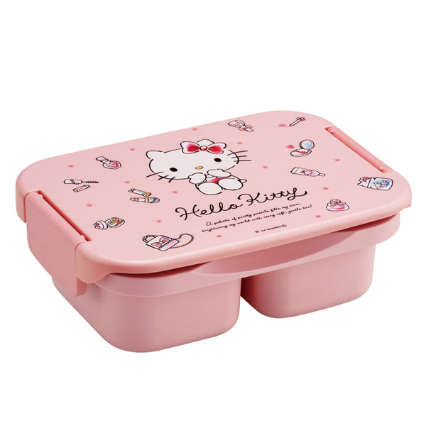 弁当箱500ml抗菌セパレート型タイトキティ水彩コスメ