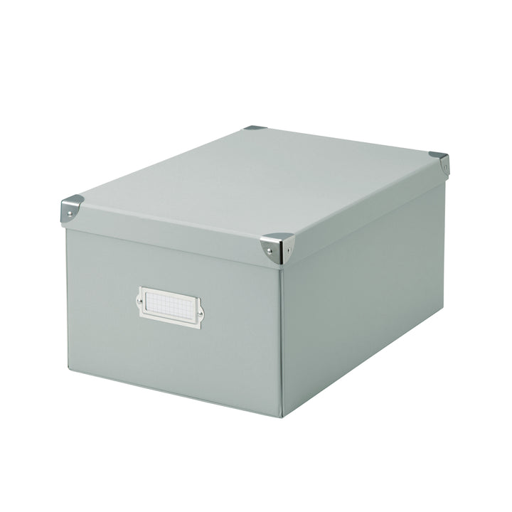 収納ボックスroomonizeマジックボックスLふた付きA4幅27×奥行38×高さ18cm