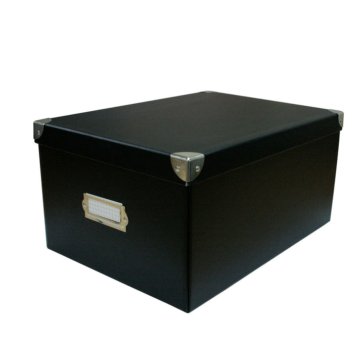 収納ボックスroomonizeマジックボックスLふた付きA4幅27×奥行38×高さ18cm