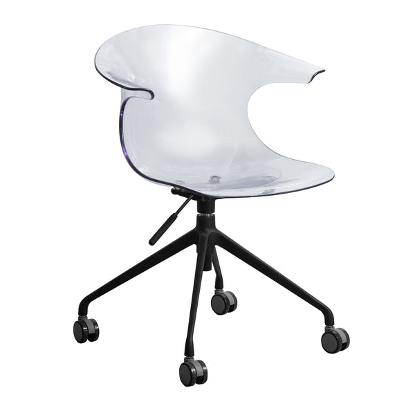 デスクチェア座面高44.5～49.5cm高さ調節回転Tois